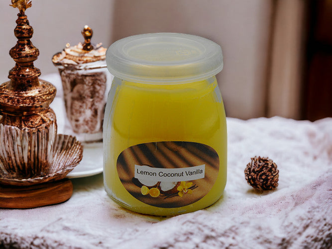 Lemon Coconut Vanilla - 7oz Jar - 1 Wick